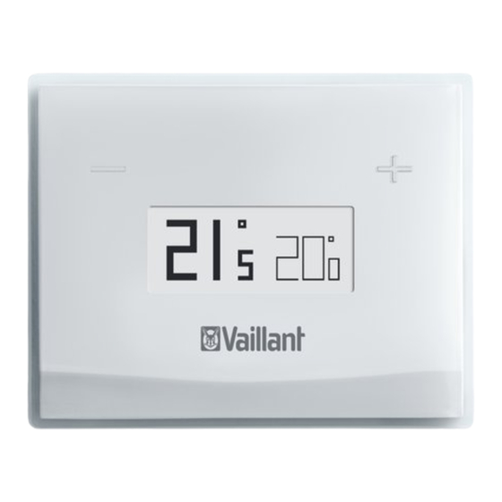 Vaillant vSMART Notice D'installation Et De Maintenance