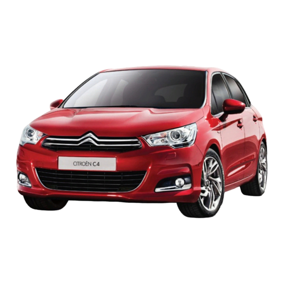 CITROEN C4 2014 Guide D'utilisation