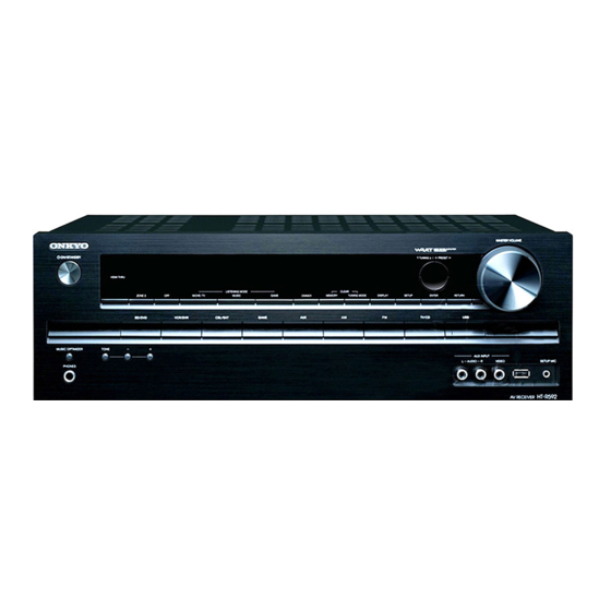 Onkyo HT-R592 Manuel D'instructions