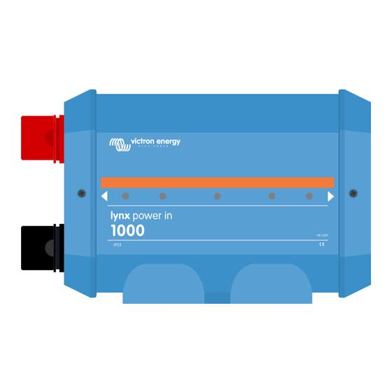 Victron energy Lynx Power In Mode D'emploi