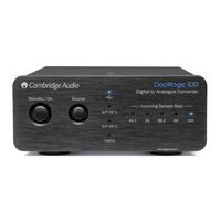 Cambridge Audio Azur DacMagic 100 Mode D'emploi