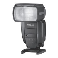 Canon Speedlite 600EX II-RT Mode D'emploi