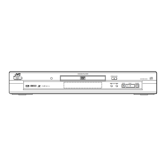 JVC XV-S56BK Manuel D'instructions