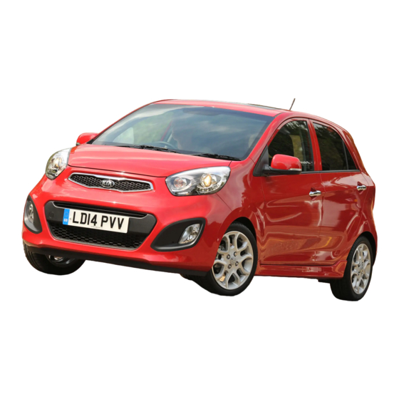 Kia PICANTO 2011 Manuels