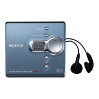 Sony MZ-E310 Mode D'emploi