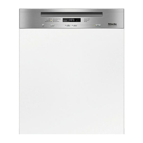 Miele G 6620 Mode D'emploi