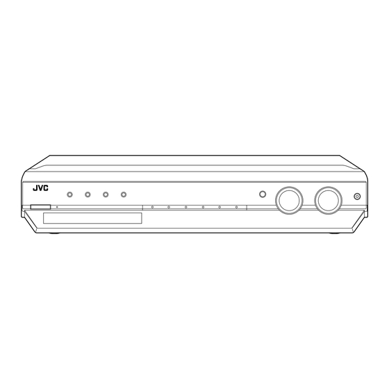 JVC RX-ES1SL Manuel D'instructions