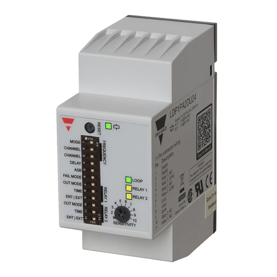 CARLO GAVAZZI LDP1PA2DU24 Manuels