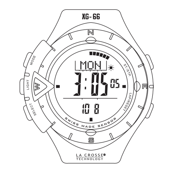 La Crosse Technology XG-66 Total X'treme Manuel D'utilisation