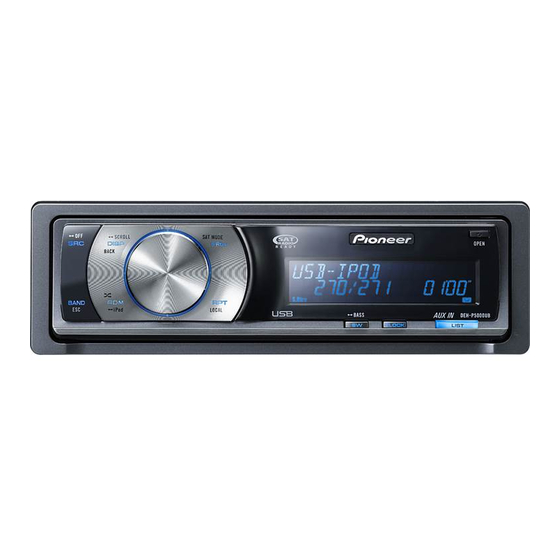 Pioneer DEH-P5000UB Mode D'emploi