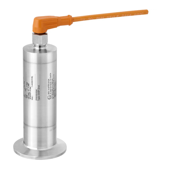 Endress+Hauser Cerabar PMP23 Manuel De Mise En Service