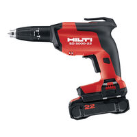 Hilti NURON SD 5000-22 Mode D'emploi