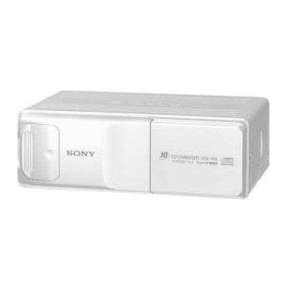 Sony CDX-705 Mode D'emploi