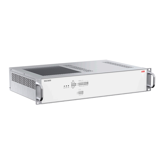ABB SSC600 Manuel D'utilisation