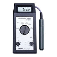 Hanna Instruments HI 8033 Notice D'utilisation