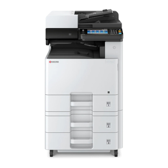 Kyocera ECOSYS M8130cidn Guide Rapide