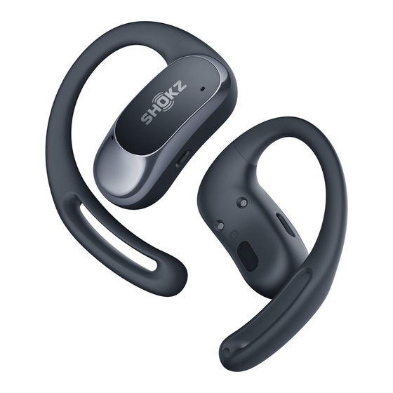 shokz OPENFIT AIR Mode D'emploi