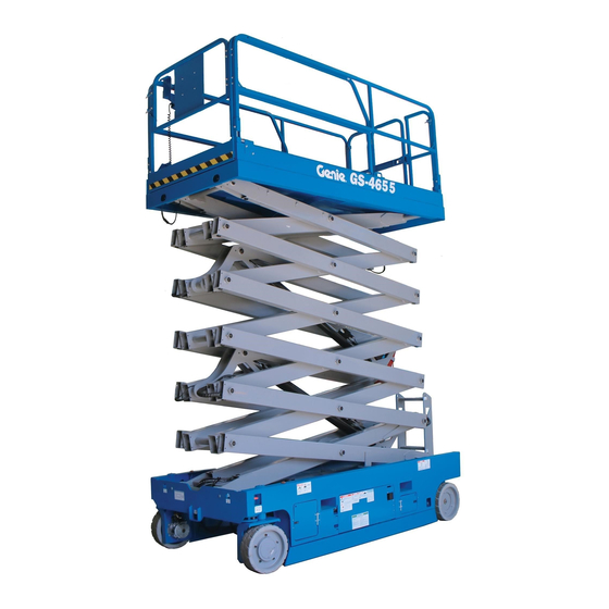 Terex Genie GS-4655 Manuel De L'opérateur