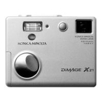 Konica Minolta DiMAGE X21 Mode D'emploi