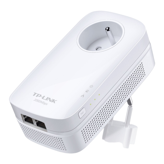 TP-Link TL-PA9025P Guide D'installation Rapide