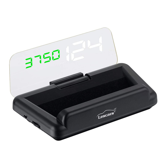Lescars HUD-100.obd Mode D'emploi