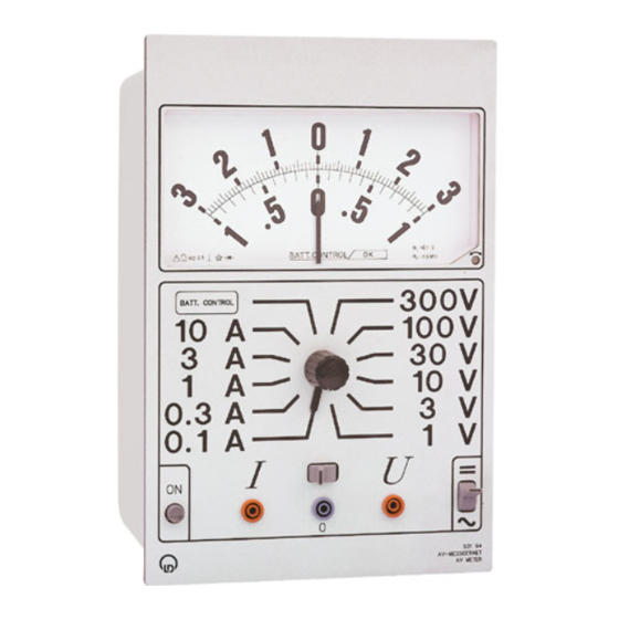 LEYBOLD 531 94 Mode D'emploi