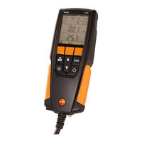 Testo 310 Mode D'emploi