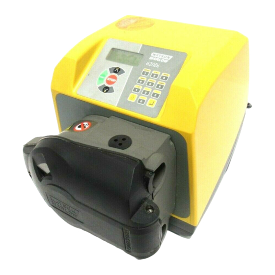 Watson Marlow Pumps 620DiN Manuel
