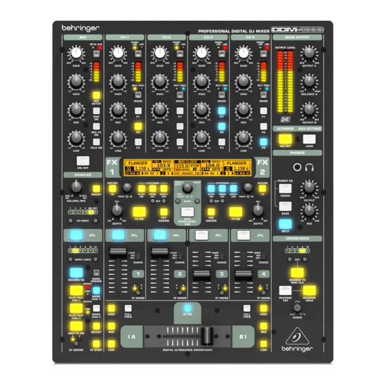 Behringer DDM4000 Manuel D'utilisation