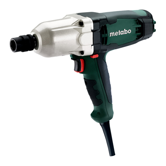 Metabo SSW 650 Mode D'emploi