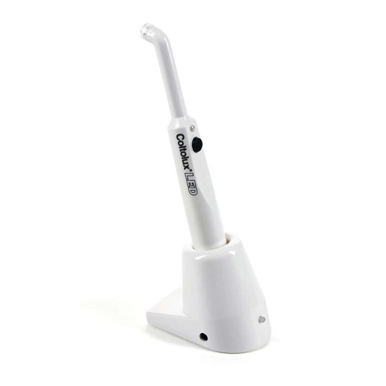 coltene/whaledent Coltolux LED Curing Light Manuels