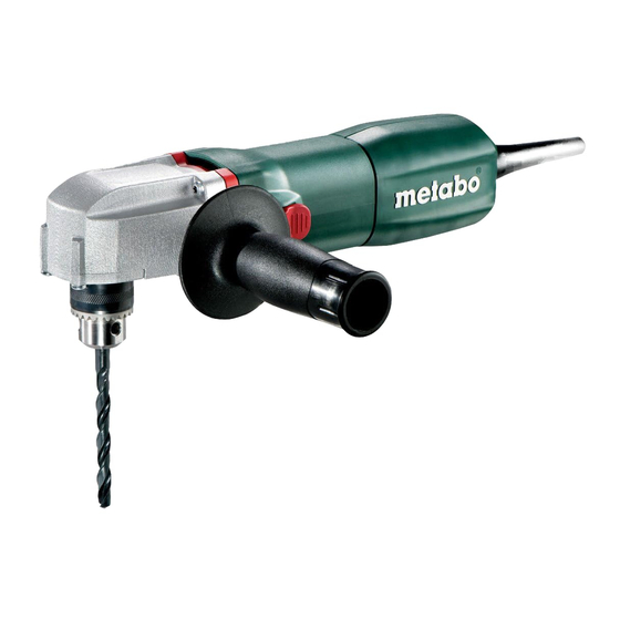 Metabo WBE 700 Notice Originale