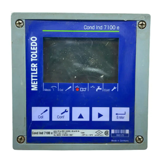 Mettler Toledo 7100 e Manuels