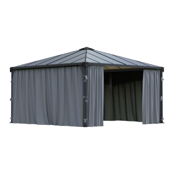 Palram CANOPIA Curtain Set Instructions De Montage
