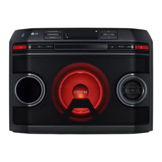 LG Mini Sono Hi-Fi OL45 Manuel D'utilisation