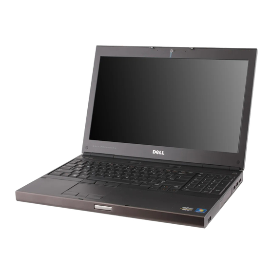 Dell Precision M4600 Manuel Du Propriétaire