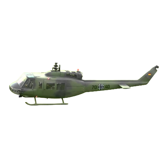 vario helicopter Bell 205 UH-1D Instructions De Montage