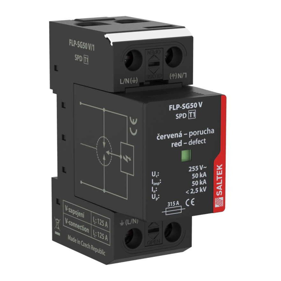 SALTEK FLP-SG50 V/1 Manuel D'installation Et D'utilisation