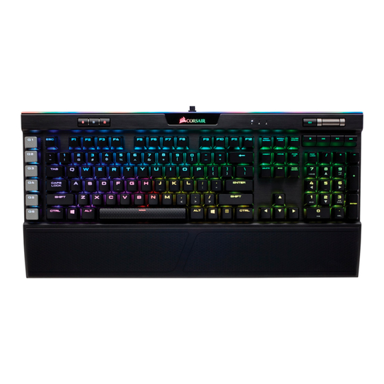 Corsair Gaming K95 RGB PLATINUM Mode D'emploi