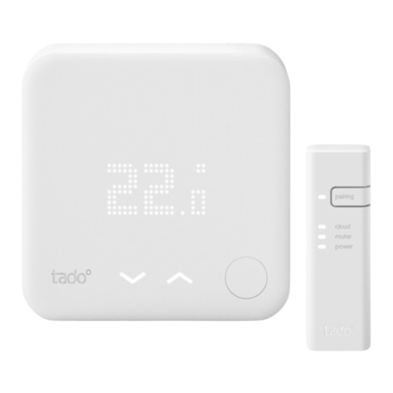 Tado V3+ Manuel D'installation