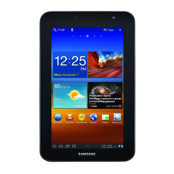 Samsung GALAXY Tab 7.0 Plus Mode D'emploi