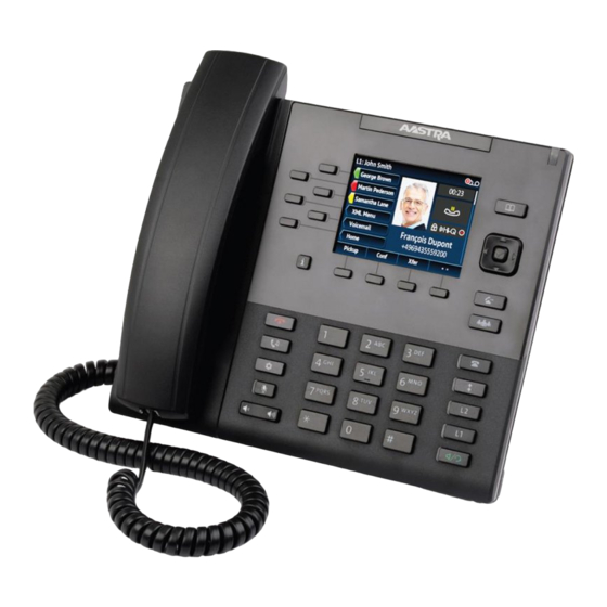 Mitel 6867i IP Manuels