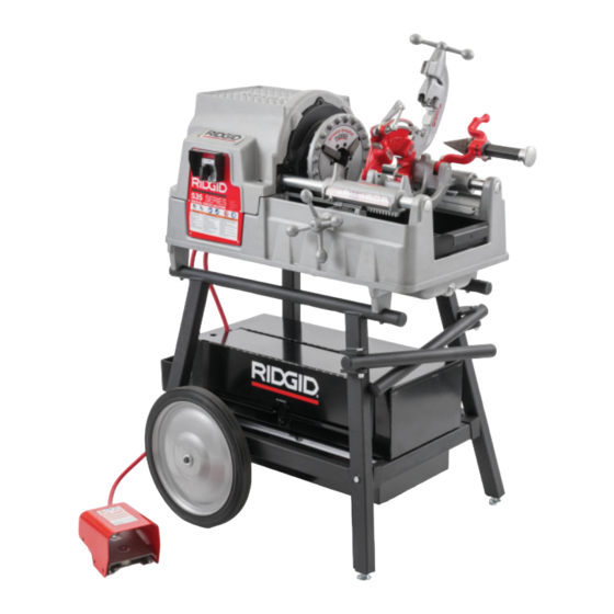 RIDGID 535 Manual Chuck Mode D'emploi