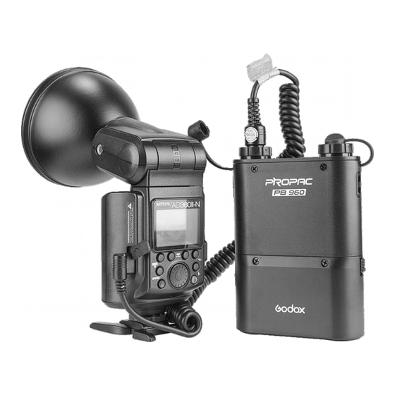 Godox AD360II-N WITSTRO TTL Manuel D'utilisation