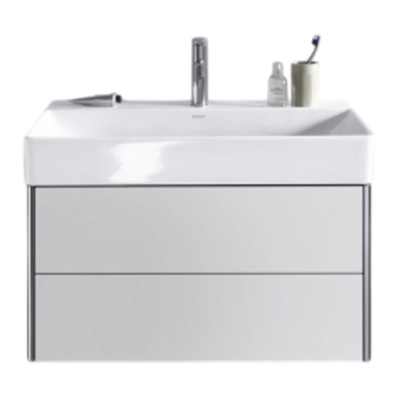 DURAVIT XSquare XS 4469 Notice De Montage