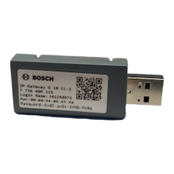 Bosch G 10 CL-1 Installation Instructions