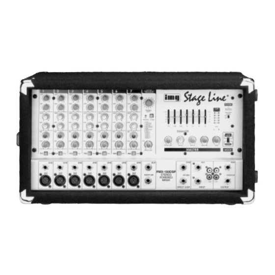 Stage Line electronic PMX-150DSP Manuels