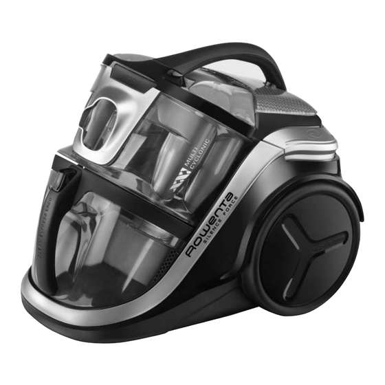 Rowenta SILENCE FORCE Multi-cyclonic RO8341EB Mode D'emploi