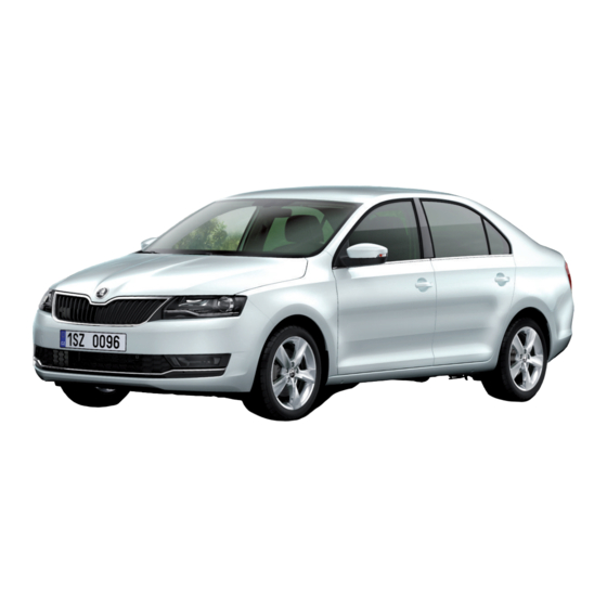 Skoda Rapid Notice D'utilisation