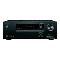 Onkyo TX-SR444 Mode D'emploi Base